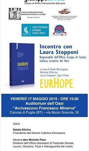 L'Azione Cattolica diocesana organizza la presentazione del libro “EurHope”