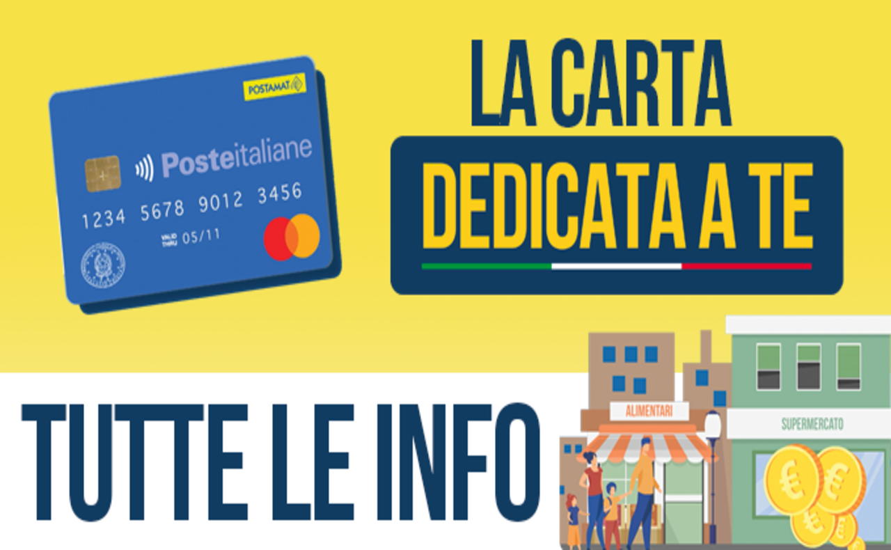 Minervino, “Carta Dedicata a Te”: pubblicato l’elenco dei 341 beneficiari. Dal 4 novembre la prima ricarica da 500 euro